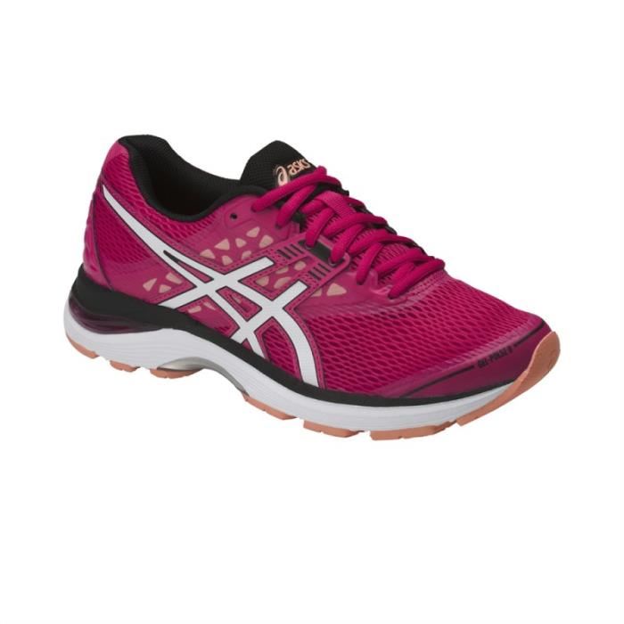 basket asics fille rose