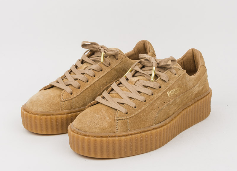 puma fenty femme beige